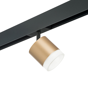 Трековый светильник Lightstar Rullo PRO349080 15Вт GX53 золото для однофазного трека
