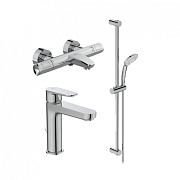 Набор смесителей IDEAL STANDARD Ceratherm T100 BC985AA хром