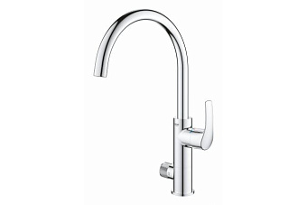 Смеситель для кухни GROHE Blue Pure Eurosmart 31722000 высокий излив хром