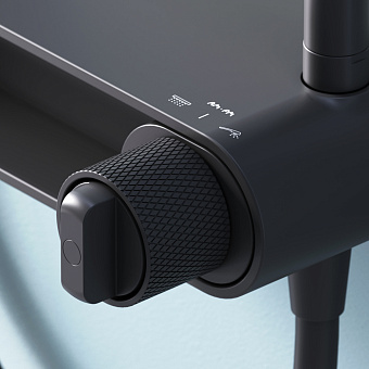 Душевая система AM-PM X-Joy F0785A622 чёрный