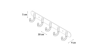 Крючок FIXSEN Equipment FX-1715 хром