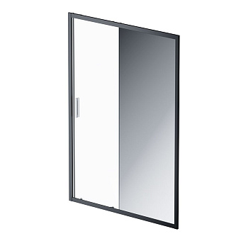 Душевая дверь AM-PM Gem Solo W90G-150-1-195BMir 195х150см стекло зеркальное