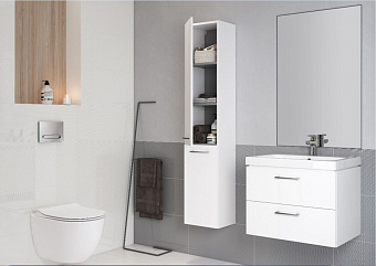Тумба под раковину подвесная CERSANIT LARA SZ-LARA-CO80-Wh 46х80х46см