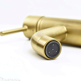 Смеситель для раковины Paini Cox 78PJ205 золото брашированное