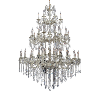 Люстра подвесная Lucia Tucci BARLETTA 122.60 cream white 3600Вт 60 лампочек E14