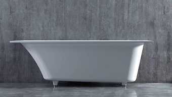 Ванна каменная SALINI ORLANDO 170х70см S-Stone (Solix) матовая