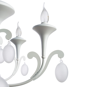 Люстра подвесная Arte Lamp MONTMARTRE A3239LM-6WH 40Вт 6 лампочек E14