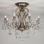 Люстра хрустальная Eurosvet Ernin 12505/8 античная бронза Strotskis 40Вт 8 лампочек E14