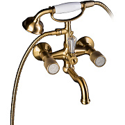 Смеситель для ванны Boheme Royal Cristal 313-Royal/CRST бронза