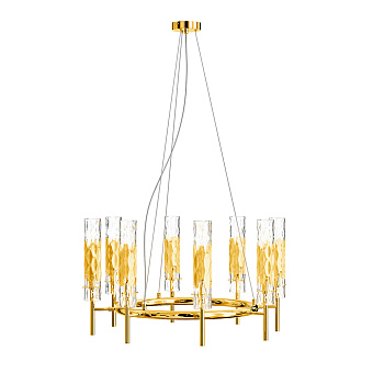 Люстра подвесная CRYSTAL LUX PRIMAVERA PRIMAVERA SP8 GOLD 480Вт 8 лампочек E14