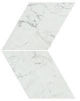Декор Atlas Concord Италия MARVEL STONE AS1V Carrara Pure Chevron Lappato 22,5х22,9см 0,31кв.м.
