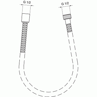 Душевой шланг IDEAL STANDARD A2428AA 200см chrome