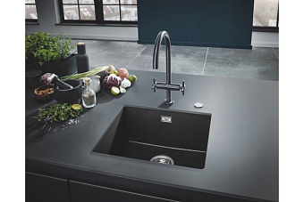 Смеситель для кухни GROHE Atrio New 30362AL0 высокий излив чёрный