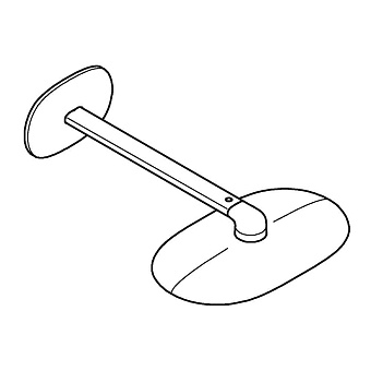 Верхний душ GROHE Rainshower SmartControl Duo 26254000 хром