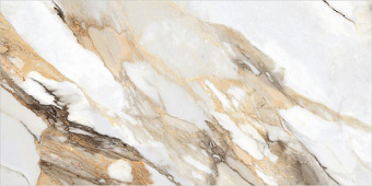 Полированный керамогранит Global Tile Borghini_GT GT120605403PR белый 60х120см 1,44кв.м.