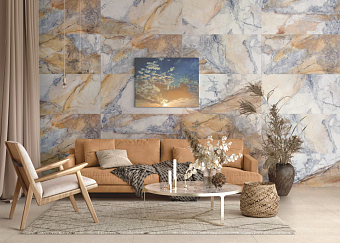 Матовый керамогранит IDALGO Граните Люссо ID9093b087MR Оро 60х120см 2,16кв.м.