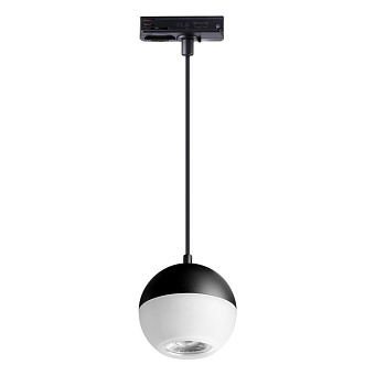 Трековый светильник Novotech PORT 370820 9Вт GU10 чёрный для однофазного трека