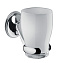Стакан в ванную Bongio Fleur Blanc 11014CR00 хром