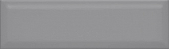 Настенная плитка KERAMA MARAZZI 9015 серый тёмный грань 8,5х28,5см 0,97кв.м. глянцевая