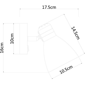 Спот Arte Lamp MERCOLED A5049AP-1GY 40Вт 1 лампа E27
