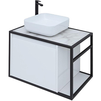 Тумба под раковину подвесная AQUANET Nova Lite Loft 261650 44х75х51,8см