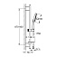 Душевой гарнитур GROHE Rainshower SmartActive 26587000 хром
