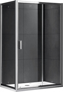 Угловое ограждение Gemy Victoria S30191D-A90 190х90см стекло прозрачное