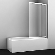 Стеклянная шторка на ванну WASSERKRAFT Main 41S02-100 RM Fixed 140х100см