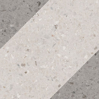 Матовый керамогранит WOW Drops 108802 Natural Bit Decor Grey 18,5х18,5см 0,413кв.м.