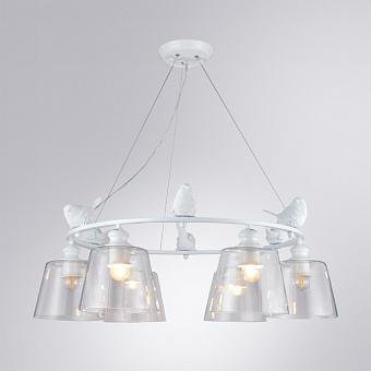 Люстра подвесная Arte Lamp PASSERO A4289LM-6WH 40Вт 6 лампочек E27