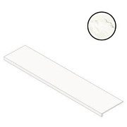 Плитка для ступеней Atlas Concord Италия Marvel Shine A445 Statuario Supremo Scalino Lapp 37,5х150см 0,563кв.м. лаппатированная
