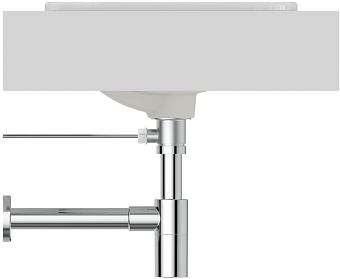 Столешница IDEAL STANDARD Adapto U8409WG МДФ 50,5х120см белый