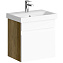 Тумба с раковиной AQWELLA Smart SRT0105DB 35х50х51см