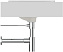 Столешница IDEAL STANDARD Adapto U8409WG МДФ 50,5х120см белый