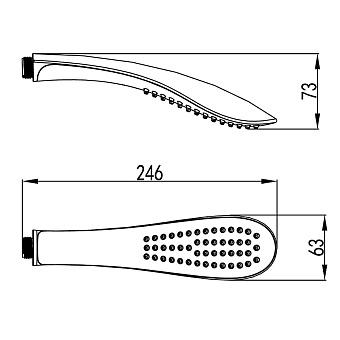 Ручной душ LEMARK LM8006C хром