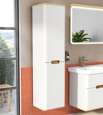 Пенал подвесной VITRA Sento 60854 35х40х158см матовый белый