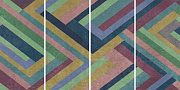 Декор ABK Wide & Style PF60001465 D+ CP BLOCKS VIOLET 240х120см 11,52кв.м.