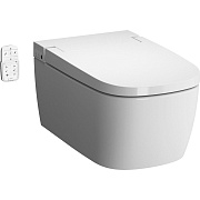 Унитаз подвесной VITRA V-Care 5674B003-6194 безободковый с микролифтом