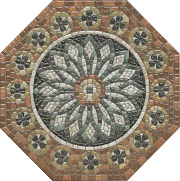 Декор KERAMA MARAZZI Стемма HGD\A438\SG2440 коричневый/серый 24х24см 0,329кв.м.