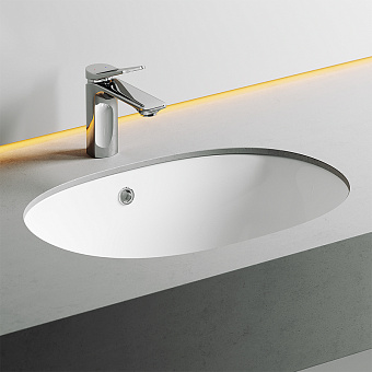 Раковина встраиваемая снизу Ceramica Nova ELEMENT CN6044 56,5х38,5см