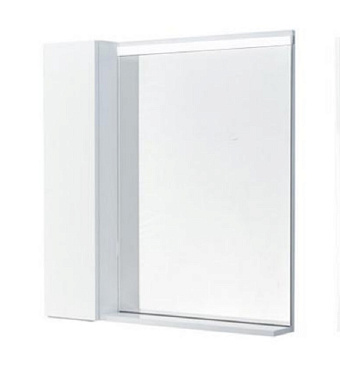 Шкаф зеркальный Акватон Рене 1A222502NRC80 14х80,1х85,1см с подсветкой