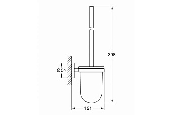 Ёршик GROHE Essentials 40374DC1 Суперсталь