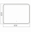 Зеркало Azario Alone Raggio CS00078965 60х80см с подсветкой