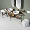 Столешница VITRA PLURAL 64043 массив дерева 66х162см американский орех