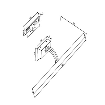 Подсветка для картин Maytoni Fino MIR003WL-L16CH 16,2Вт LED