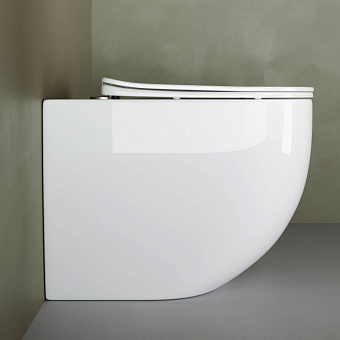 Унитаз приставной Ceramica Nova MIA CN1810 безободковый с микролифтом