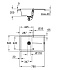 Мойка кухонная GROHE K400 31639AT0 78х50см серый гранит