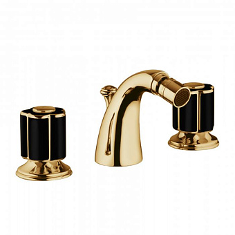 Смеситель для биде Bongio Fleur Noir 12503OR00 золотой