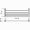 Полотенцедержатель WASSERKRAFT Leine K-5000 K-5011 хром 63,5см