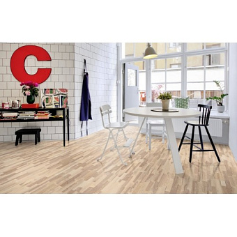 Паркетная доска Upofloor AMBIENT ясень COUNTRY MARBLE MATT 30311181A4001112 2266х188х14мм 3,41кв.м 3-полосная